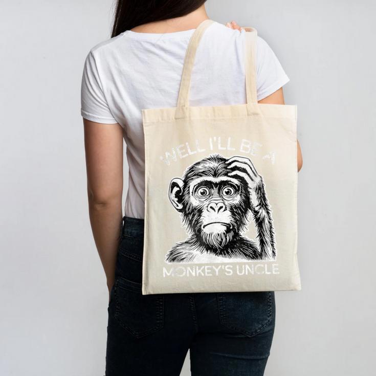 Well I'Ll Be a Monkey's Uncle Teacher And Student Canvas Tote Bag