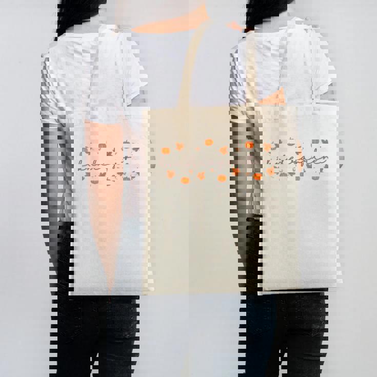 Kindergarten Teacher Pumpkin Autumn Leaves Kinder Team Fall Canvas Tote Bag