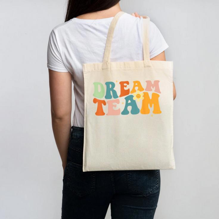 Last Day Of School Back To School Dream-Team Teacher Kids Canvas Tote Bag