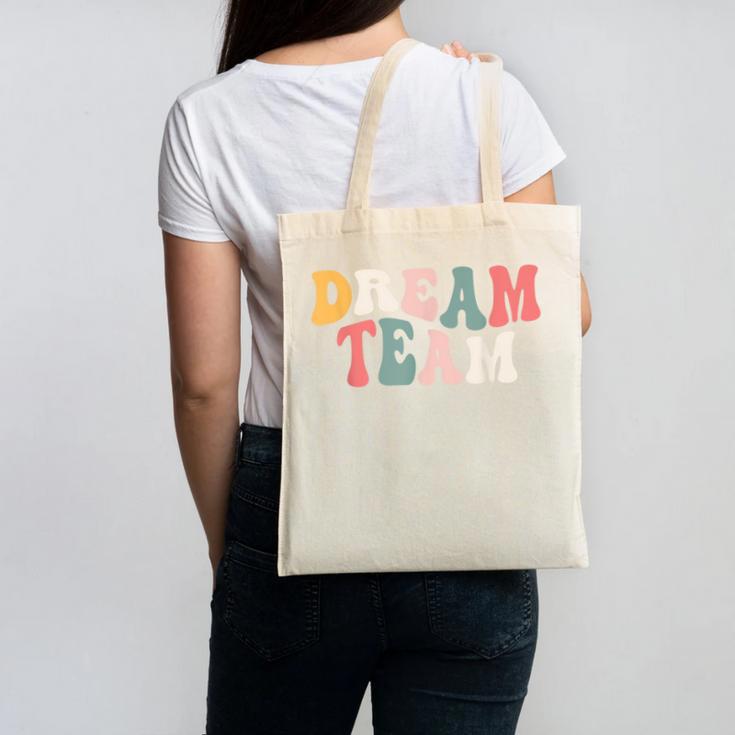 Last Day Of School Back To School Dream Team Teacher Kids Canvas Tote Bag