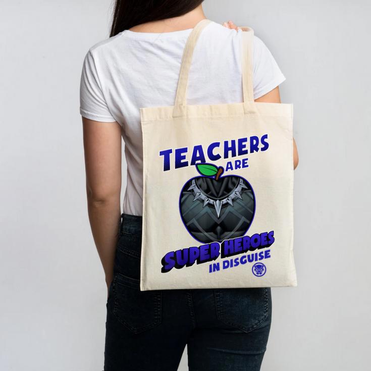 Marvel Teachers Are Super Heroes In Disguise Panther Canvas Tote Bag