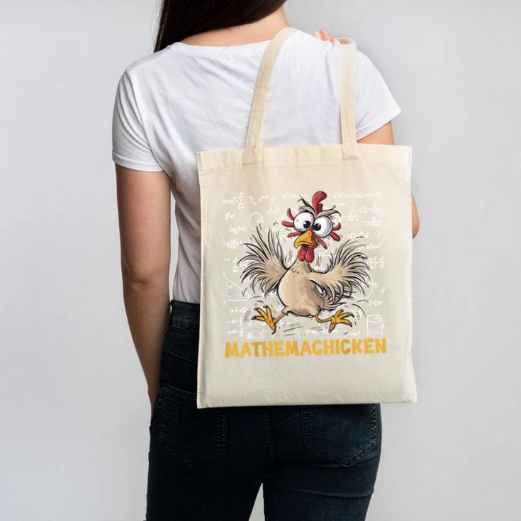 Mathemachicken Chicken Math Teacher Back To School Canvas Tote Bag