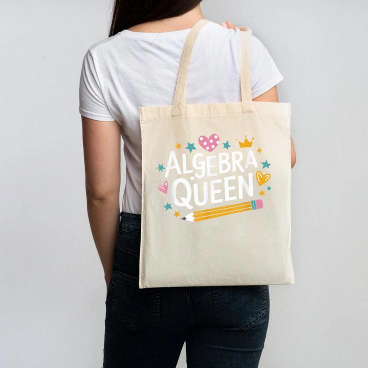 Mathematician And Mathematics Teacher Algebra Queen Canvas Tote Bag