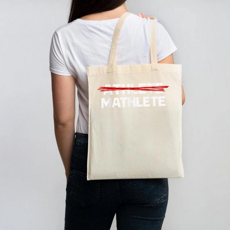 Mathlete For Math Team Students Algebra Math Teacher Canvas Tote Bag