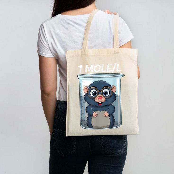 Mole Chemistry Chemist Student Science Teacher Canvas Tote Bag