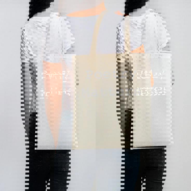 Poetry Matters Poem Writers Poet English Teacher Poetry Canvas Tote Bag