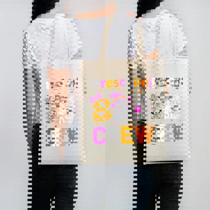 Preschool Boo Crew Preschool Halloween Teacher Kids Canvas Tote Bag