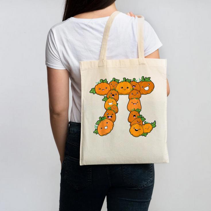 Pumpkin Pi Math Teacher Halloween Costume Geometry Canvas Tote Bag
