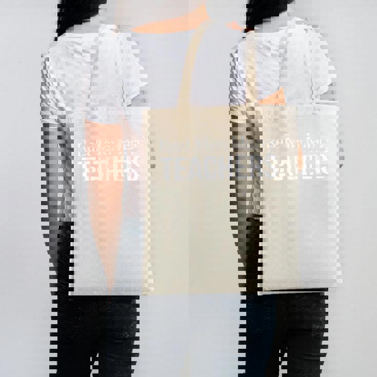 Real Men Marry Teachers Canvas Tote Bag