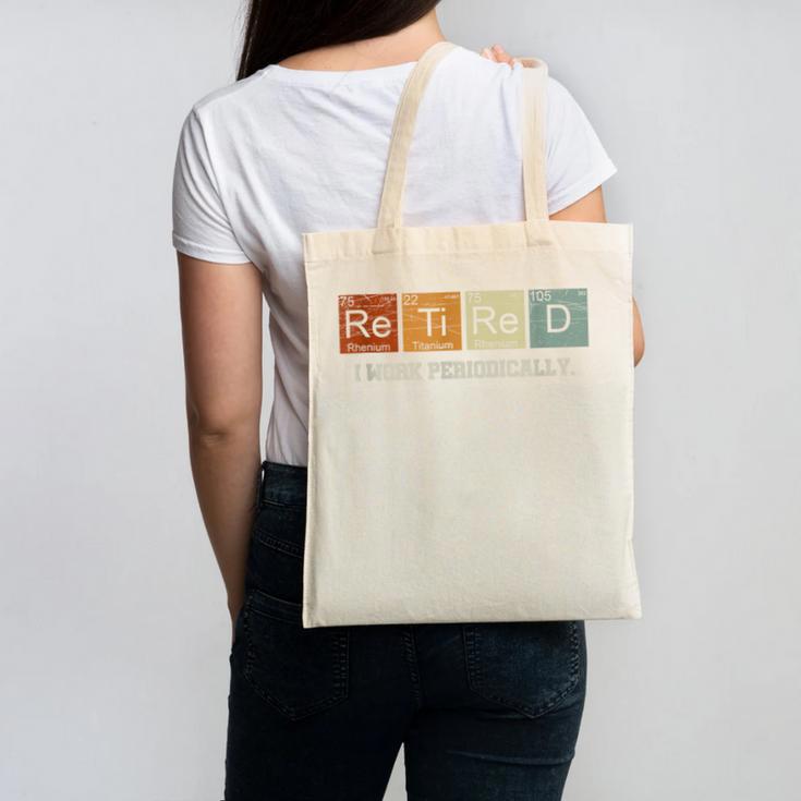 Retired Chemistry Teacher Science Retirement Chemistry Canvas Tote Bag