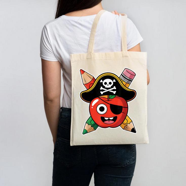 School International Talk Like A Pirate Day Pirate Teacher Canvas Tote Bag