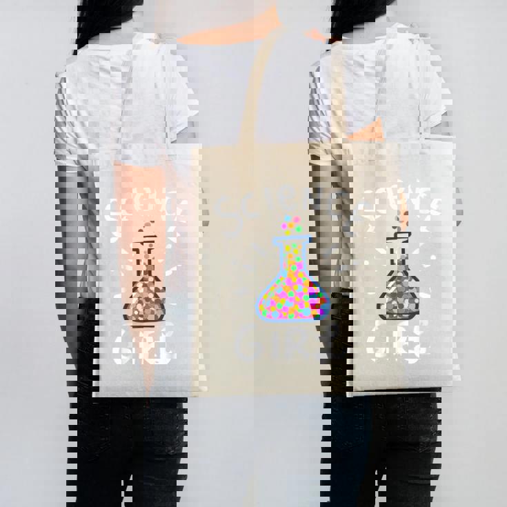 Science Girl Chemistry Biology Student Teacher Canvas Tote Bag