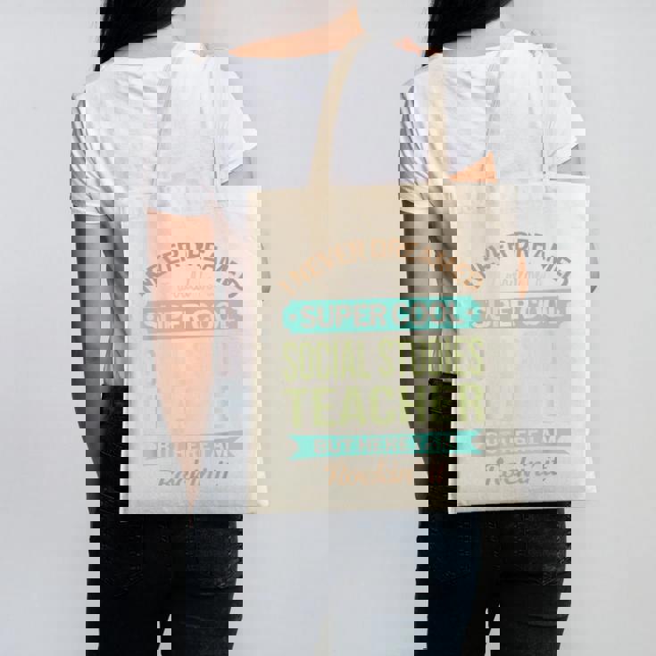 Social Studies Teacher  Appreciation Men Women Canvas Tote Bag