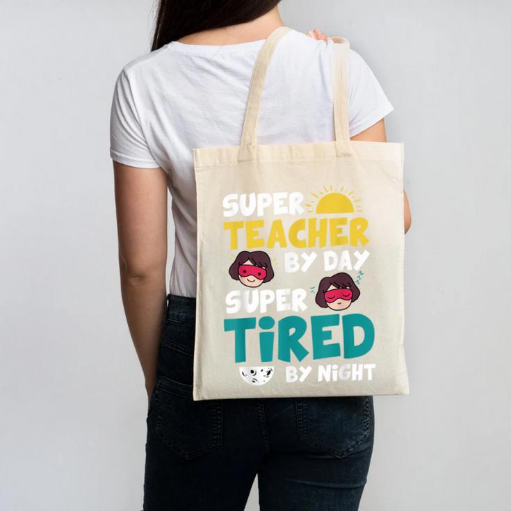 Super Hero Teacher Superheroes Canvas Tote Bag