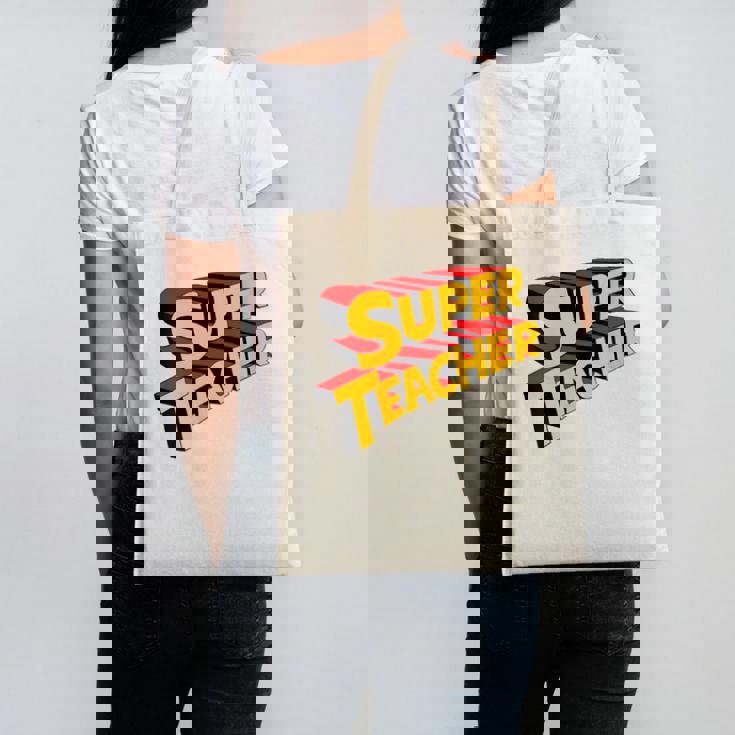 Super Teacher SuperTeacher Canvas Tote Bag