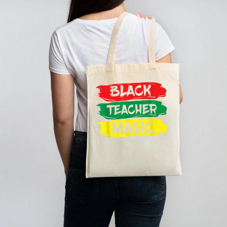 Teacher Magic Black History Month Educator For Men Women Canvas Tote Bag