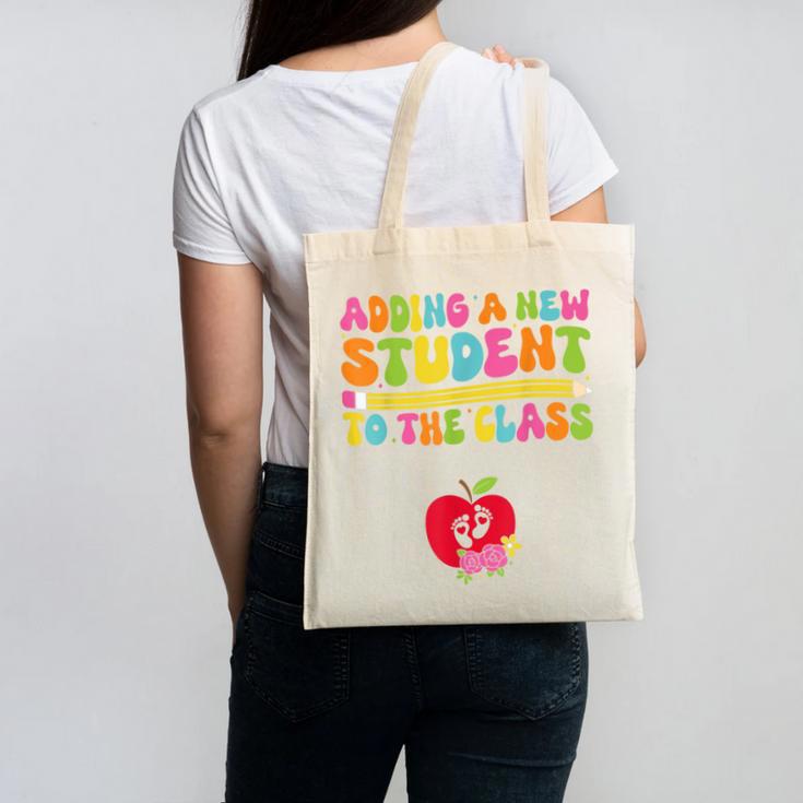 Teacher Pregnancy Announcement Clothing Expecting Teacher X-Small Canvas Tote Bag