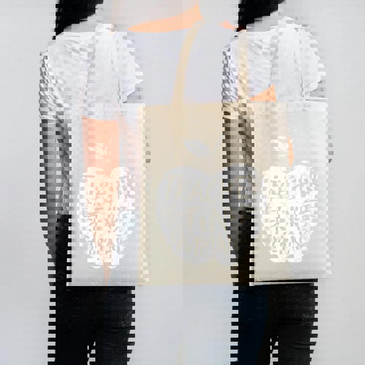 Teacher Of Tiny Humans Preschool Kindergarten Teacher Canvas Tote Bag