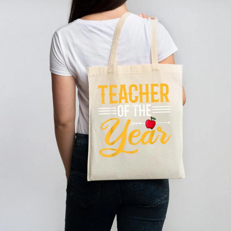 Teacher Of The Year Men Women Teachers Canvas Tote Bag