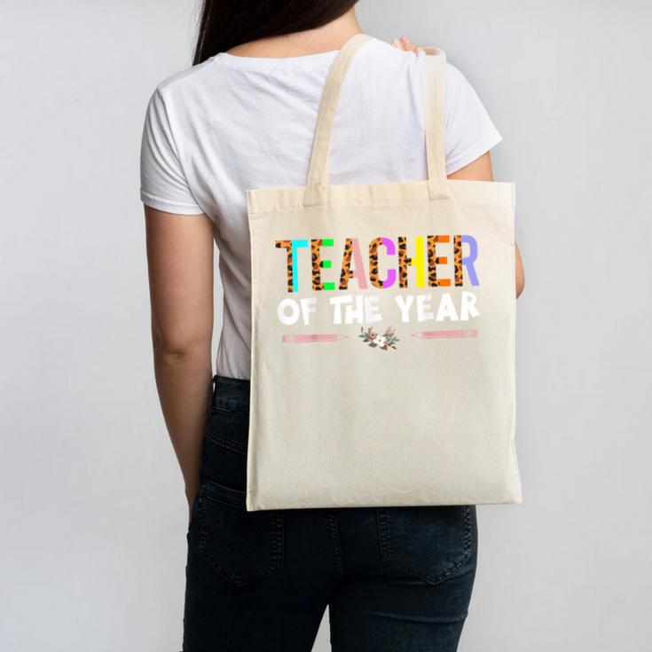 Teacher Of The Year Party Teacher Appreciation Canvas Tote Bag