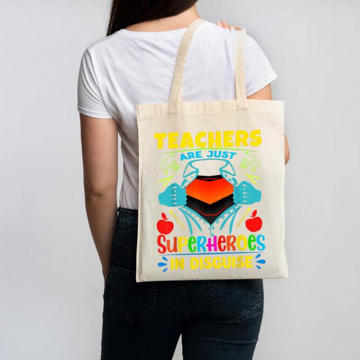 Teachers Are Superheroes – Fun Appreciation Canvas Tote Bag
