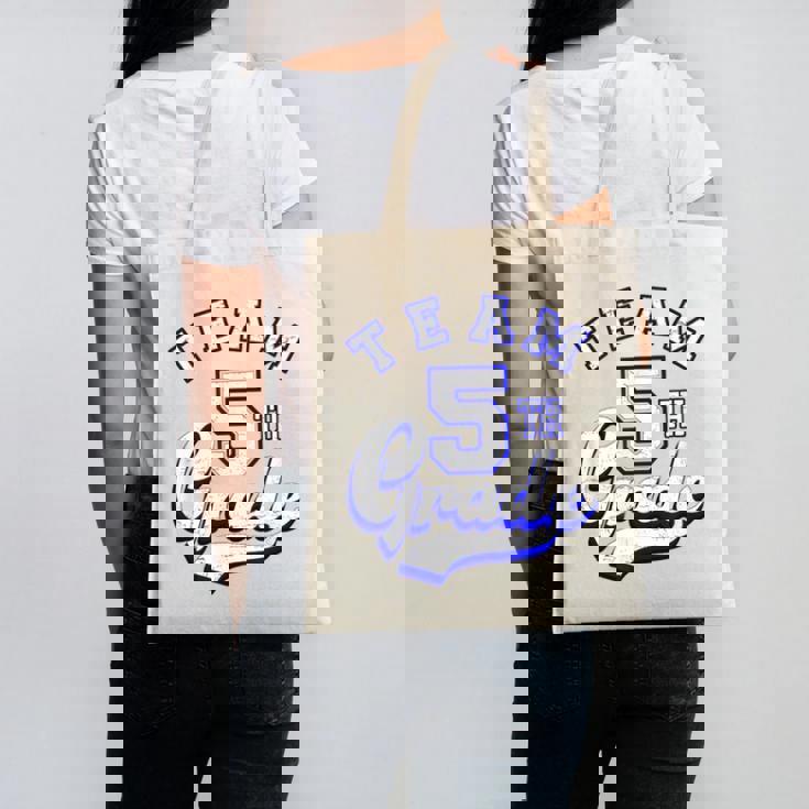 Team 5th Grade Fifth For Teacher Or Students Canvas Tote Bag