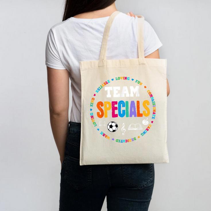 TEAM Specials Teacher TRIBE Squad Back To Primary School Canvas Tote Bag