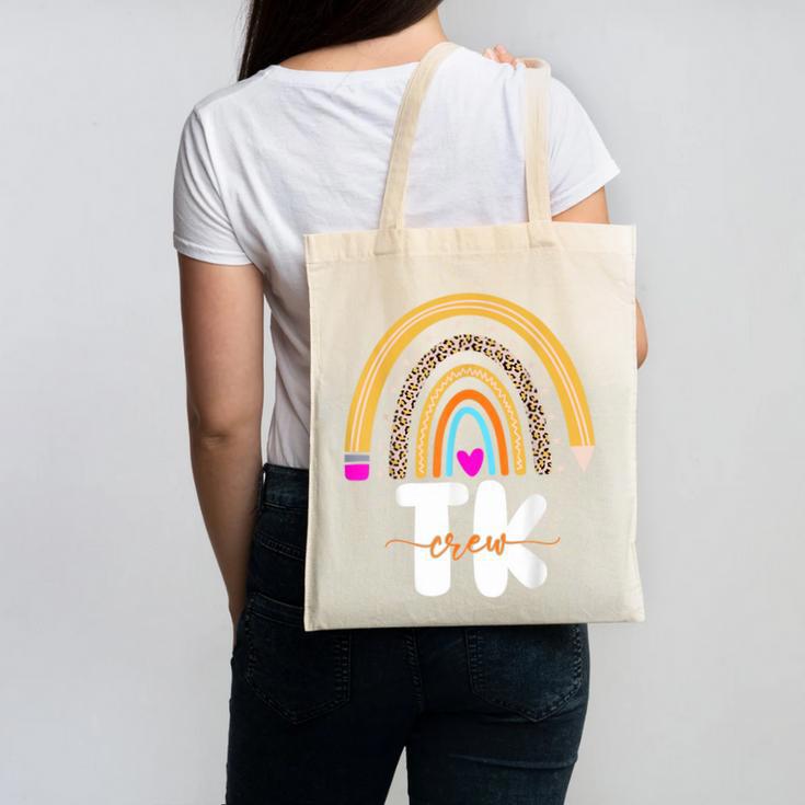 Team TK Transitional Kindergaten TK Crew Squad Teacher Kids Canvas Tote Bag