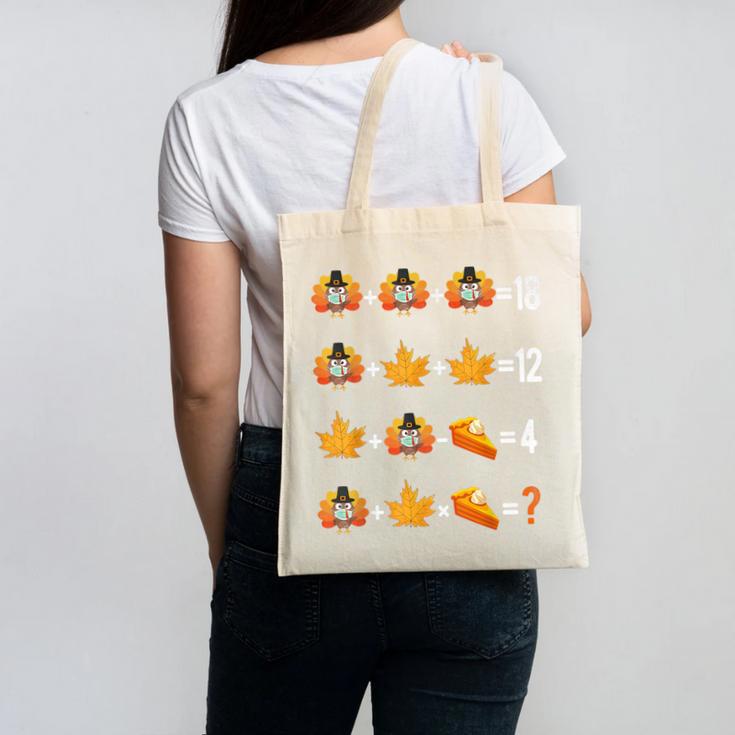 Thanksgiving Order Of Operations Quiz Math Teacher Life Canvas Tote Bag