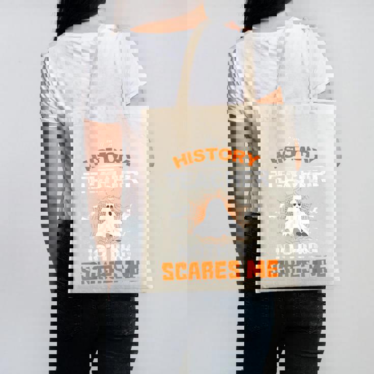 History Teacher School Shirt Halloween Educator Men Women Kids Canvas Tote Bag