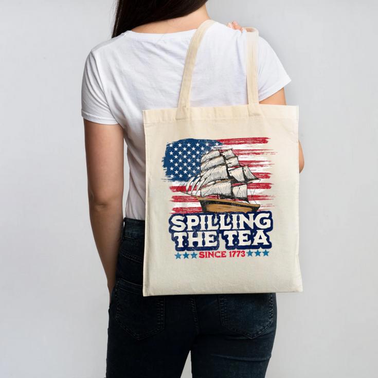 US History Teacher Boston Spilling The Tea Since 1773 Canvas Tote Bag