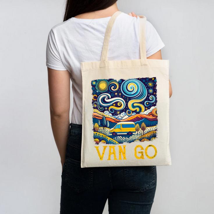 Van Go Vanlife Accessories Artist Art Teacher Canvas Tote Bag