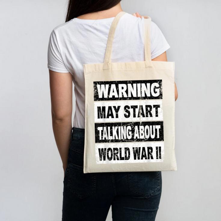 Vintage Historian Shirt History Teacher Co Retro WW2 History Teacher Canvas Tote Bag