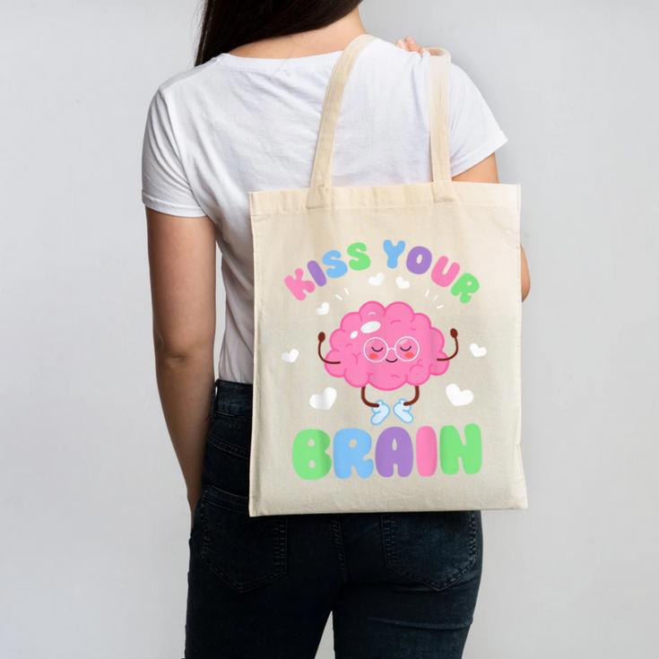 Back To School Kiss Your Brain Cute Teacher Appreciation Canvas Tote Bag, trending gift Back To School Kiss Your Brain Cute Teacher Appreciation Canvas Tote Bag, trending gift