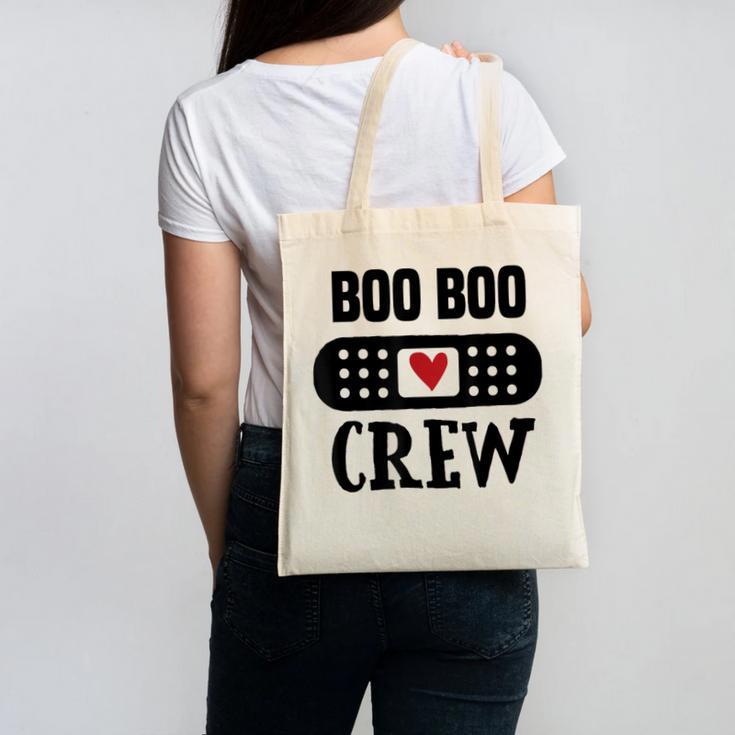Boo Boo Crew First Aid School Nurse Day Care Teacher Canvas Tote Bag