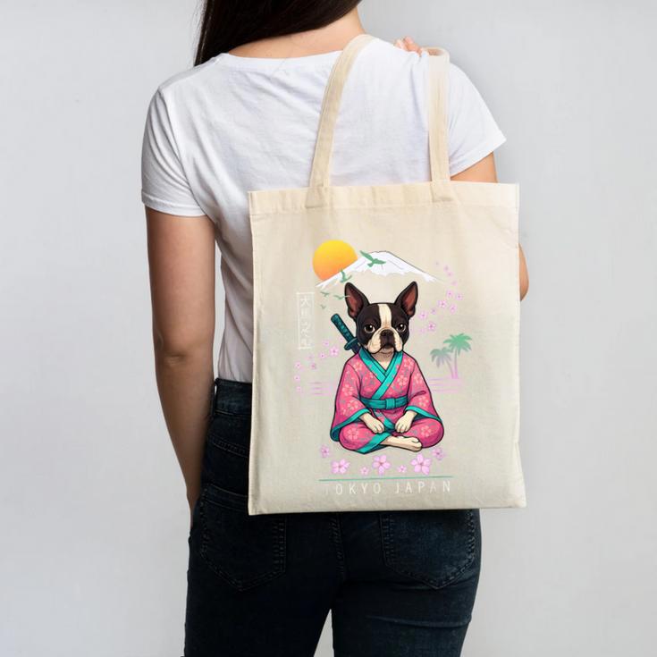Boston Terrier Boston Bull Terrier Canvas Tote Bag, trending gift