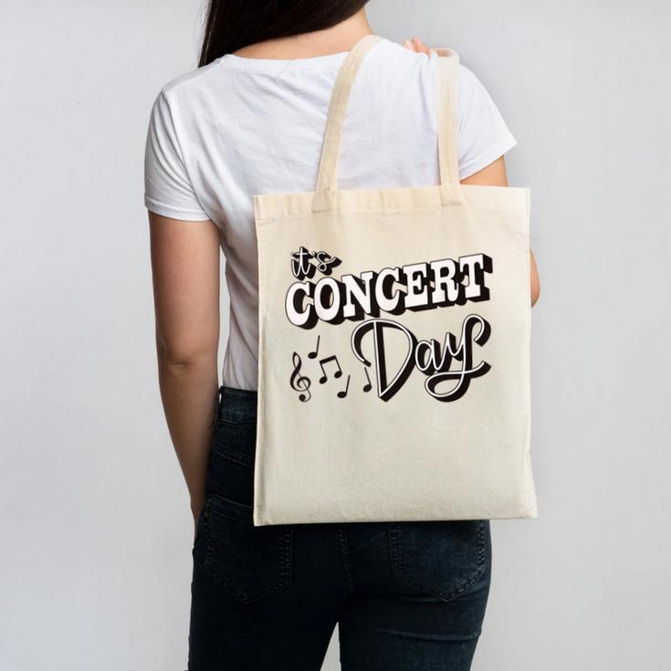 The Concert Day Elementary Music Teacher First Day Of School Canvas Tote Bag