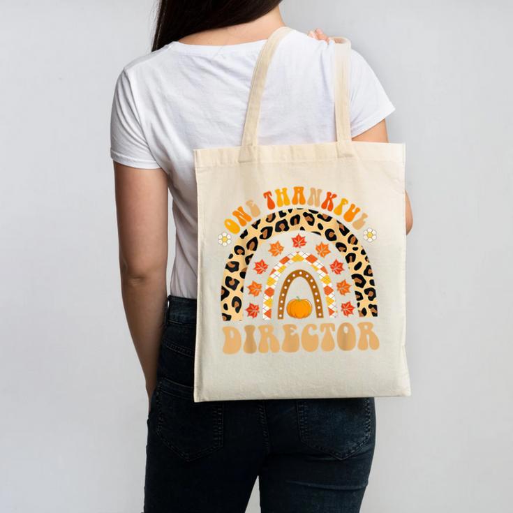 Director One Thankful Fall Teacher Women Life Canvas Tote Bag, trending gift Director One Thankful Fall Teacher Women Life Canvas Tote Bag, trending gift