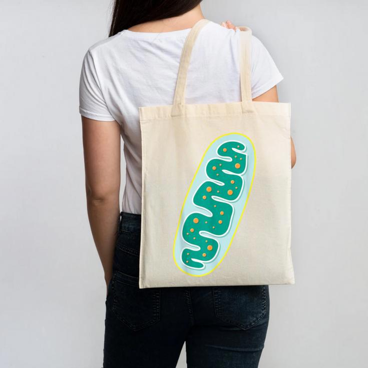DIY Mitochondria Costume Biology Teacher Halloween Canvas Tote Bag, trending gift DIY Mitochondria Costume Biology Teacher Halloween Canvas Tote Bag, trending gift