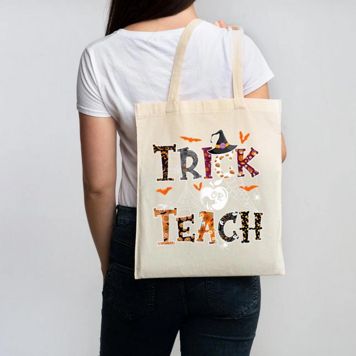 Fall Holiday Themed Thanksgiving Halloween Teacher Trick Or Canvas Tote Bag, trending gift Fall Holiday Themed Thanksgiving Halloween Teacher Trick Or Canvas Tote Bag, trending gift