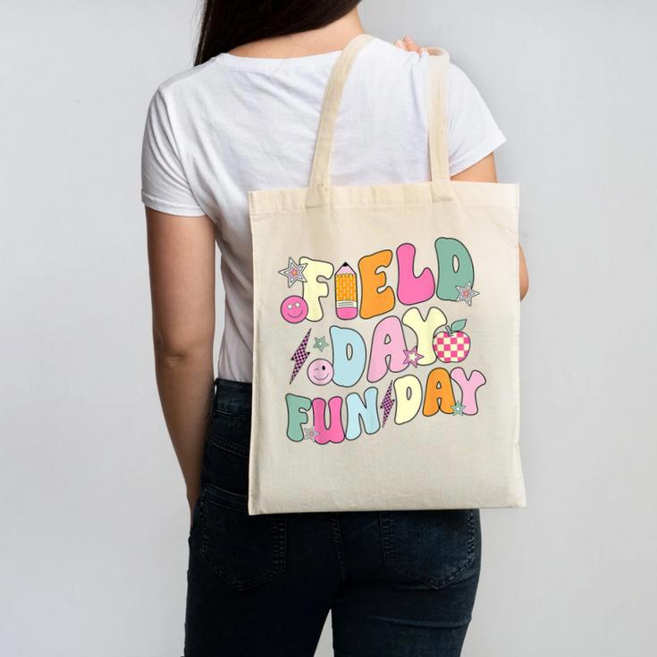Field Day Fun Day Last Day Of School Teacher Student Canvas Tote Bag