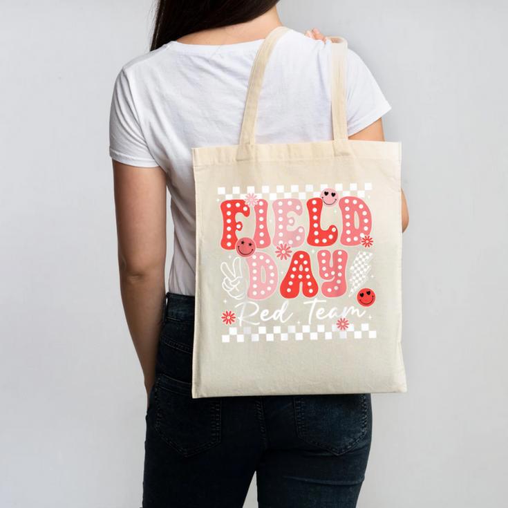 Field Day Red Team Outdoor Field Day Games For Kids Teacher Canvas Tote Bag