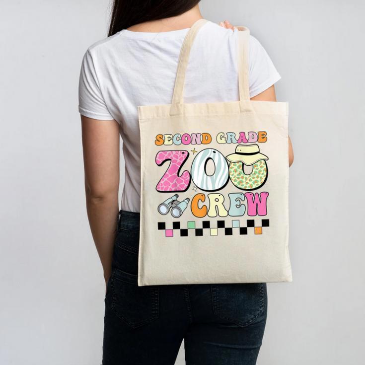 Field Zoo Trip Shirt For Teacher Second Grade Crew Canvas Tote Bag