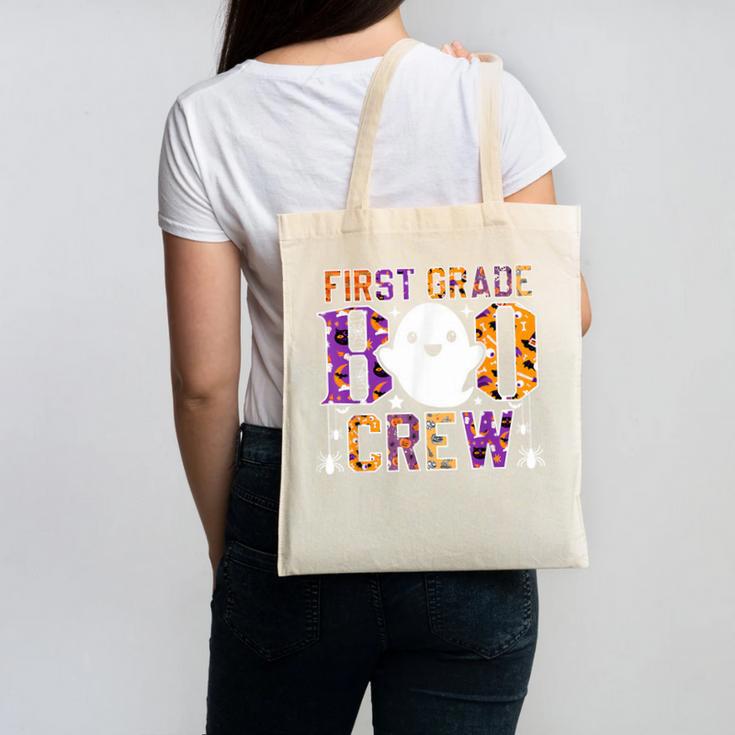 First Grade Boo Crew Teacher Student Halloween Costume Canvas Tote Bag, First Grade Teacher Gifts, trending gift First Grade Boo Crew Teacher Student Halloween Costume Canvas Tote Bag, First Grade Teacher Gifts, trending gift
