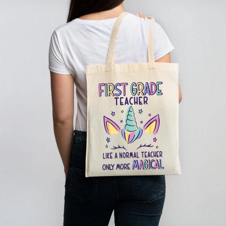 First Grade Teacher Definition Canvas Tote Bag