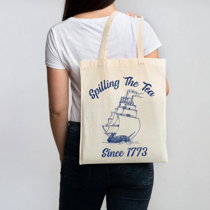 Fun 4th Of July Spilling The Tea Since 1773 History Teacher Canvas Tote Bag, History Teacher Gifts, trending gift Fun 4th Of July Spilling The Tea Since 1773 History Teacher Canvas Tote Bag, History Teacher Gifts, trending gift