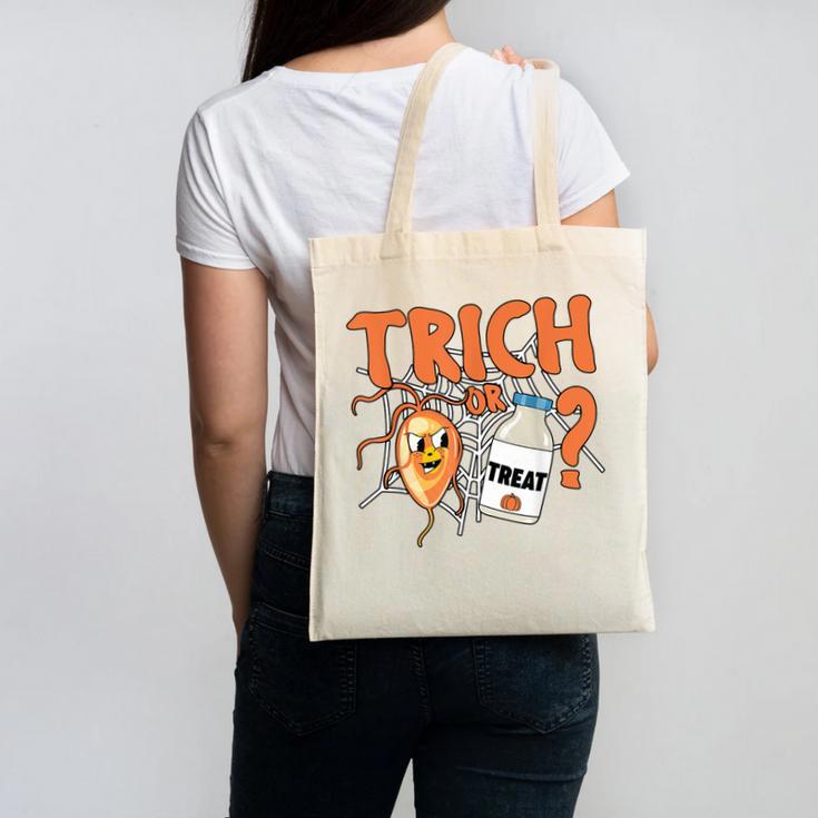 Halloween Medical Lab Science Microbiology Scientist Teacher Men Women Canvas Tote Bag, Science Teacher Gifts, trending gift
