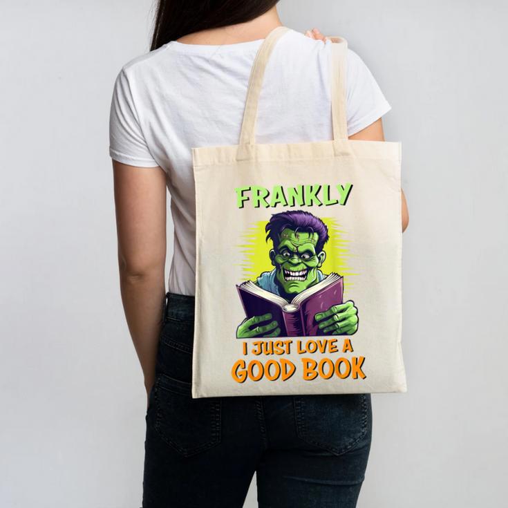 Halloween Teacher Librarian Frankenstein Reading Books Canvas Tote Bag, trending gift Halloween Teacher Librarian Frankenstein Reading Books Canvas Tote Bag, trending gift