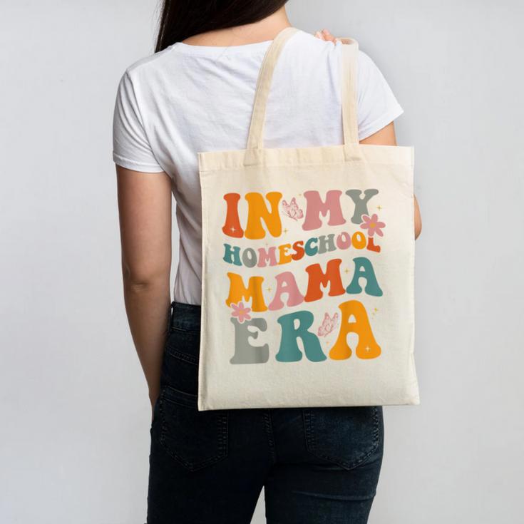 In My Homeschool Mama Era Mom Teacher Canvas Tote Bag, Couple Gifts, trending gift In My Homeschool Mama Era Mom Teacher Canvas Tote Bag, Couple Gifts, trending gift