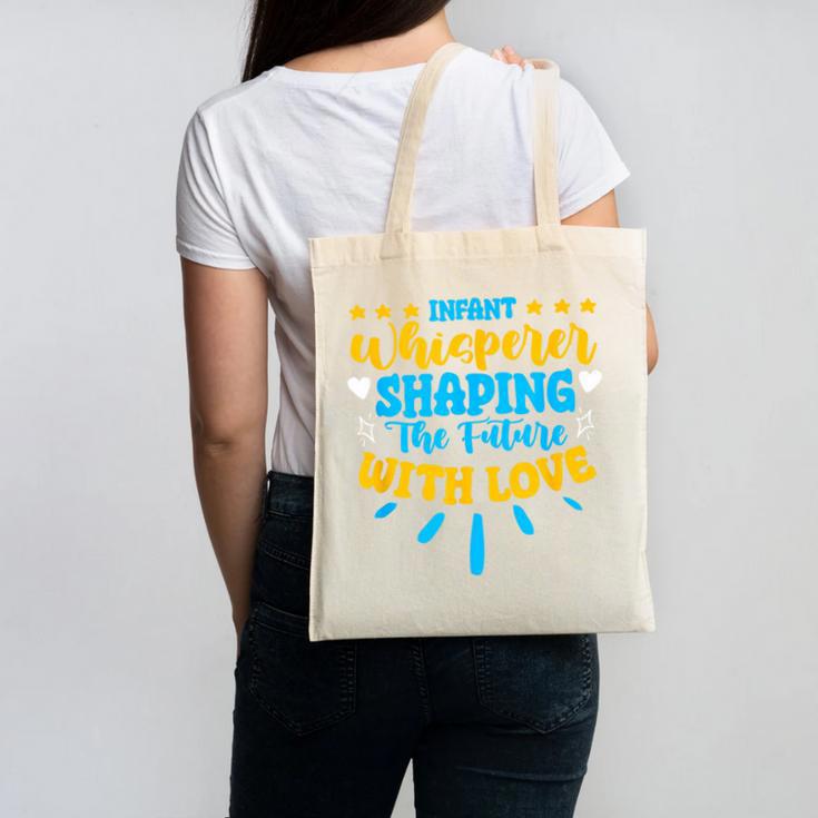 Infant Whisperer Daycare School Childcare Infant Teacher Canvas Tote Bag, trending gift Infant Whisperer Daycare School Childcare Infant Teacher Canvas Tote Bag, trending gift
